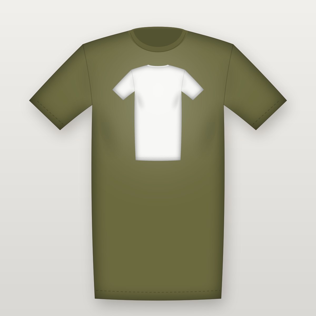 Classic Back Tee – Olive
