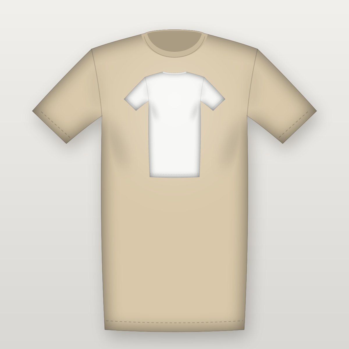 Classic Back Tee – Sand