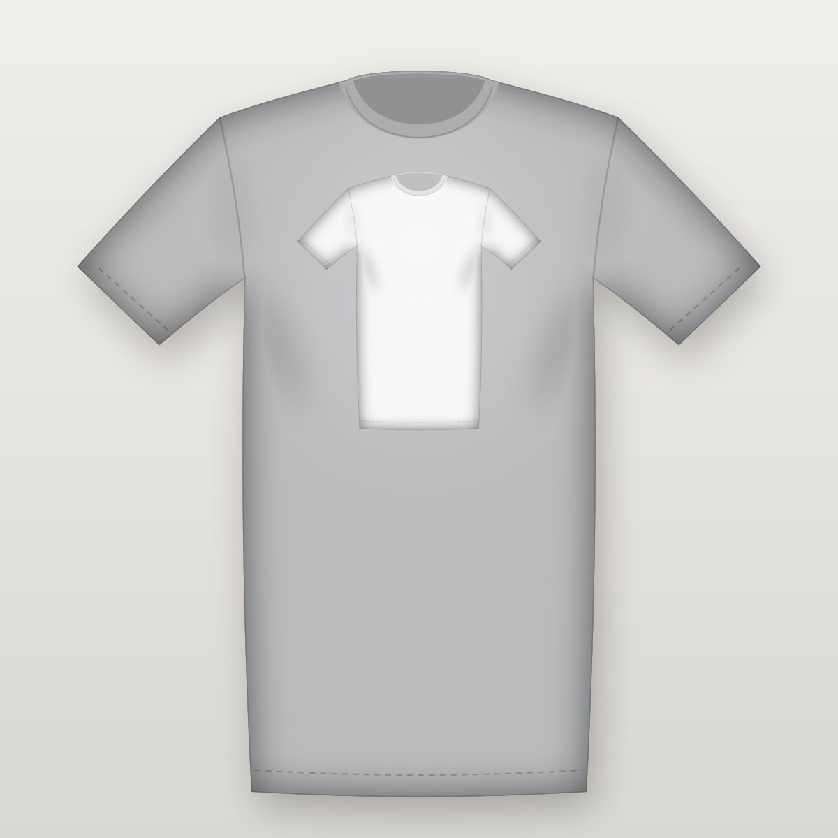 Classic Front Tee – Heather Grey