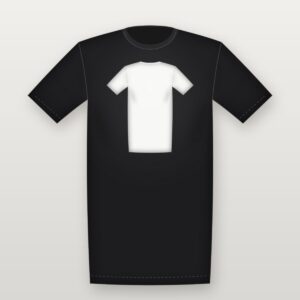 Heavyweight Back Tee – Black
