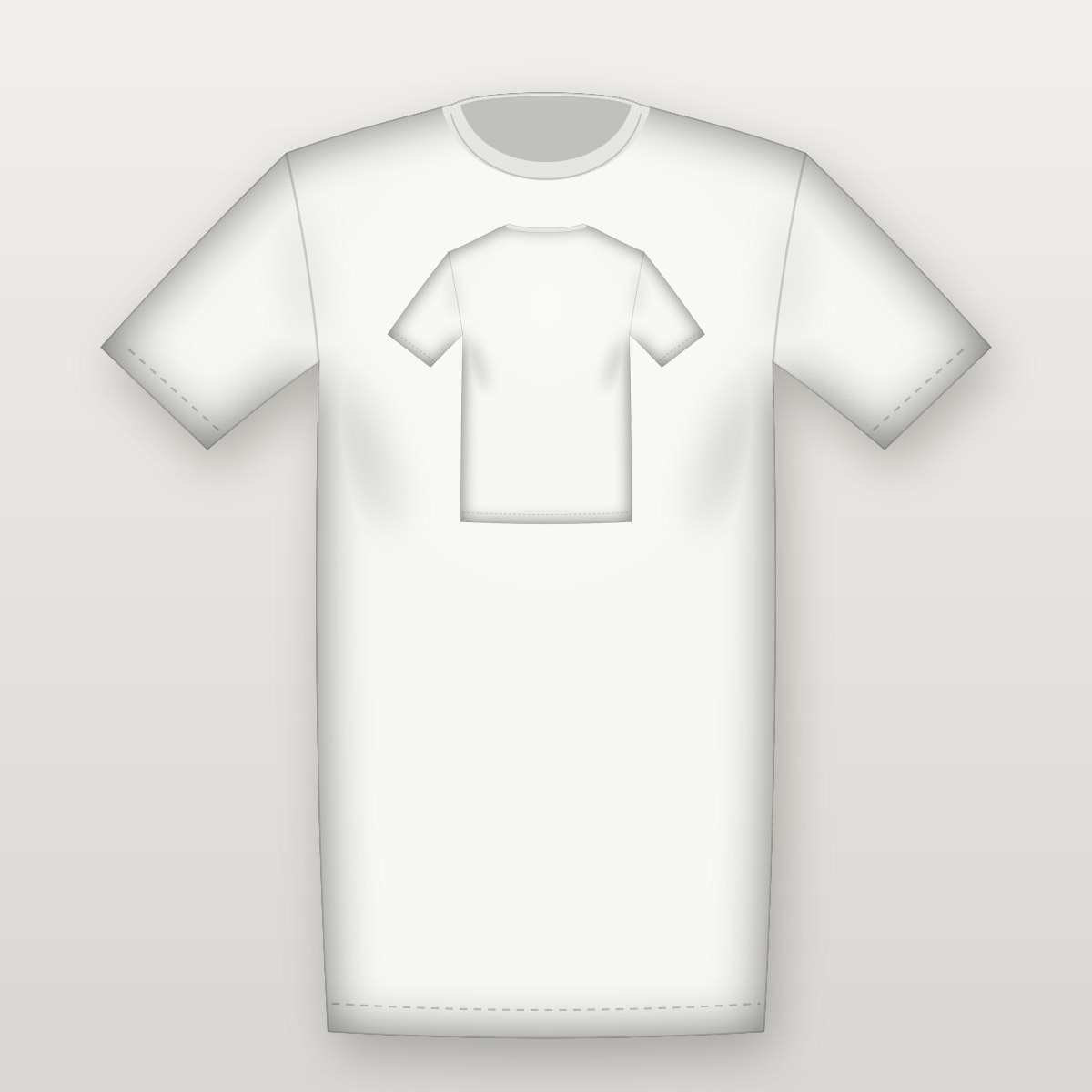 Oversized Back Tee – White