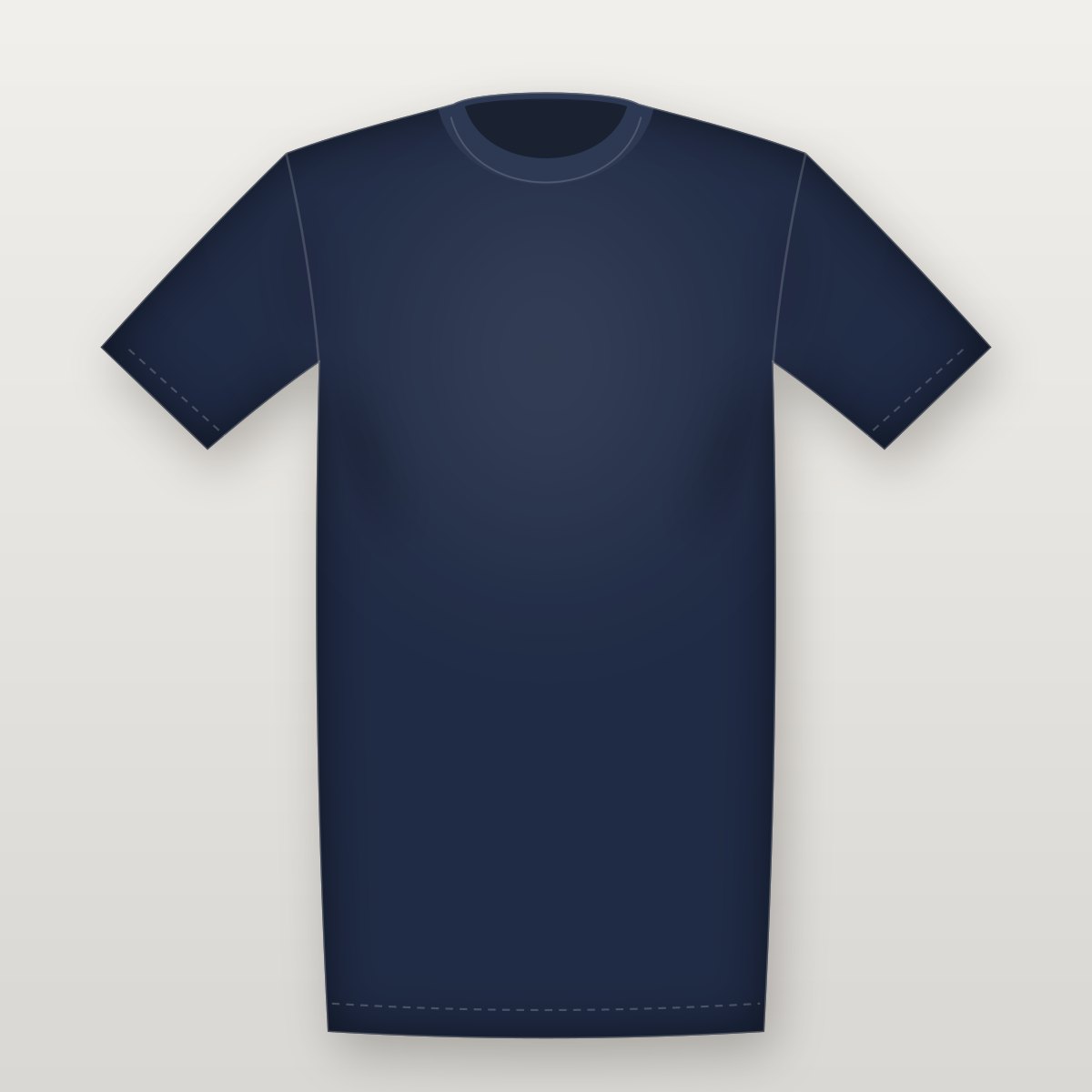 Heavyweight Tee — Design Your Own – Navy