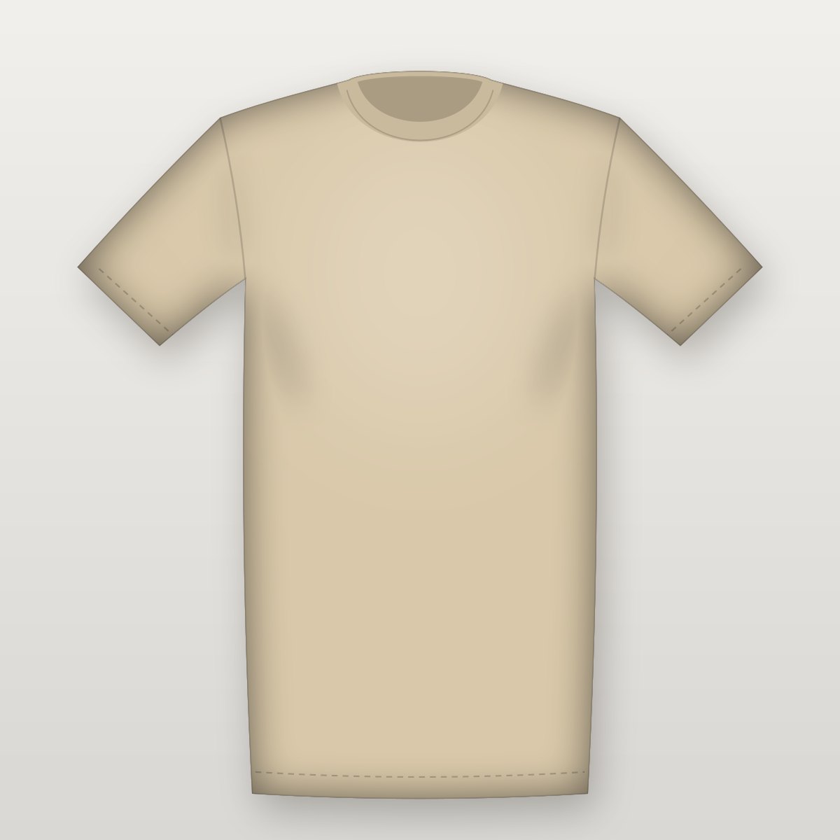 Heavyweight Tee — Design Your Own – Sand