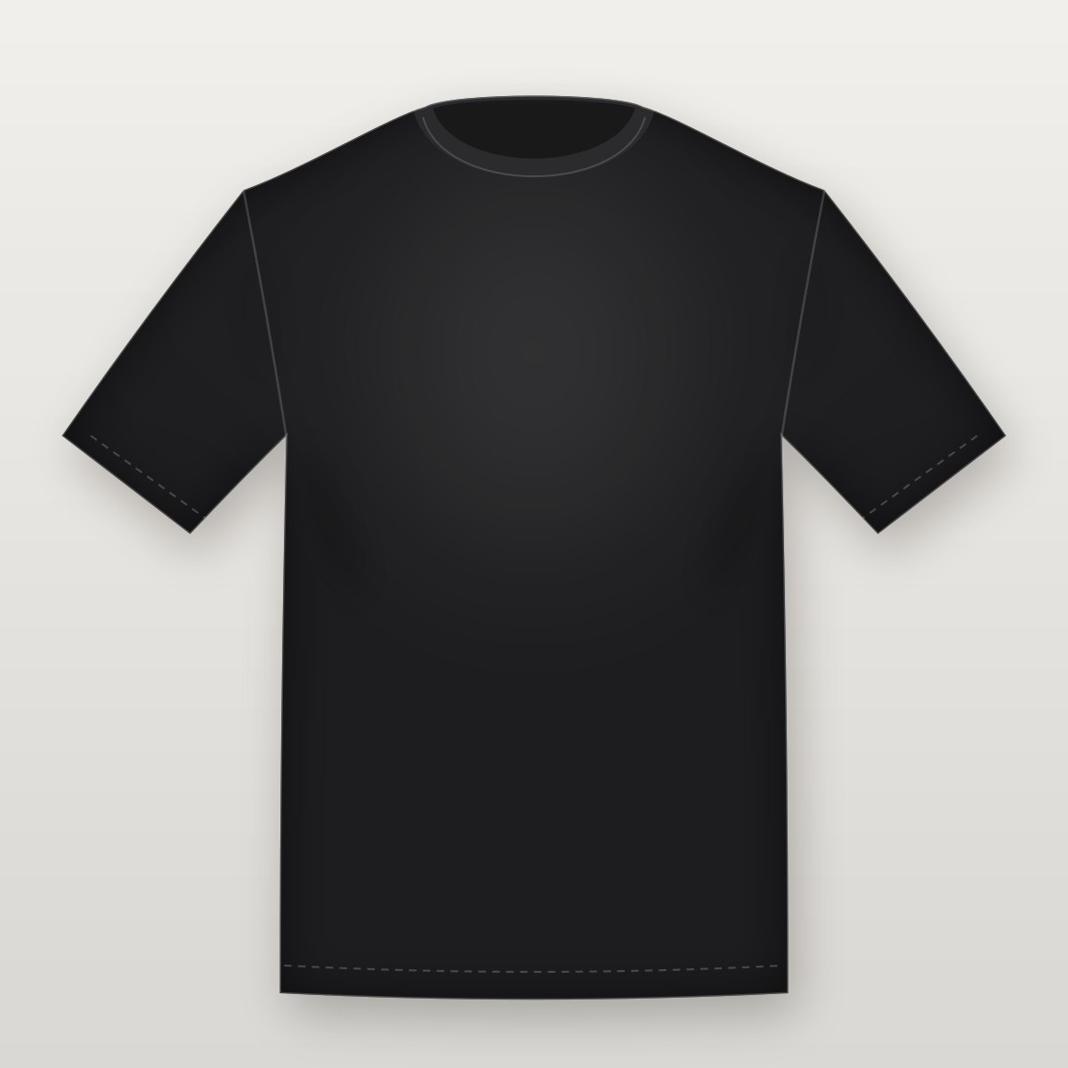 Oversized Tee — Design Your Own – Black