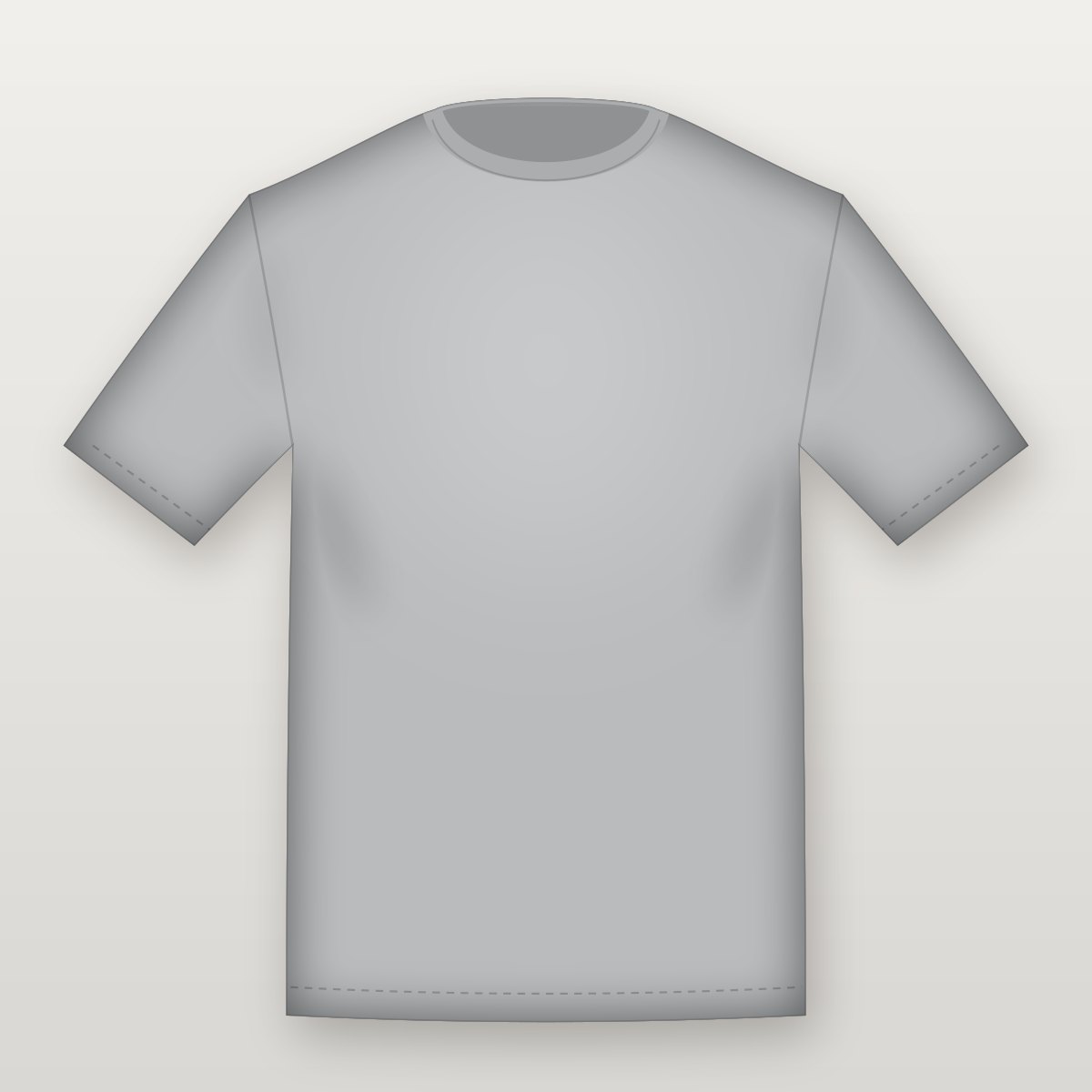 Oversized Tee — Design Your Own – Heather Grey