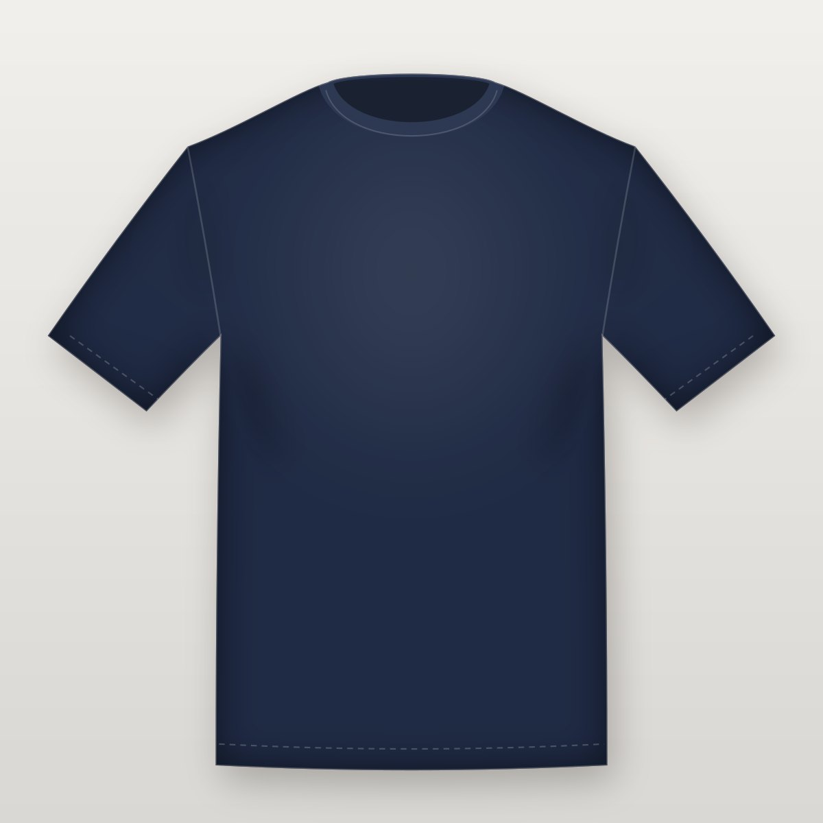 Oversized Tee — Design Your Own – Navy
